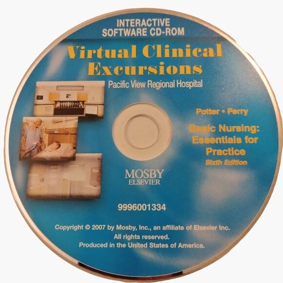 Virtual Clinical Excursions Basic Nursing Essentials CD ROM Sixth Ed - Picture 1 of 4